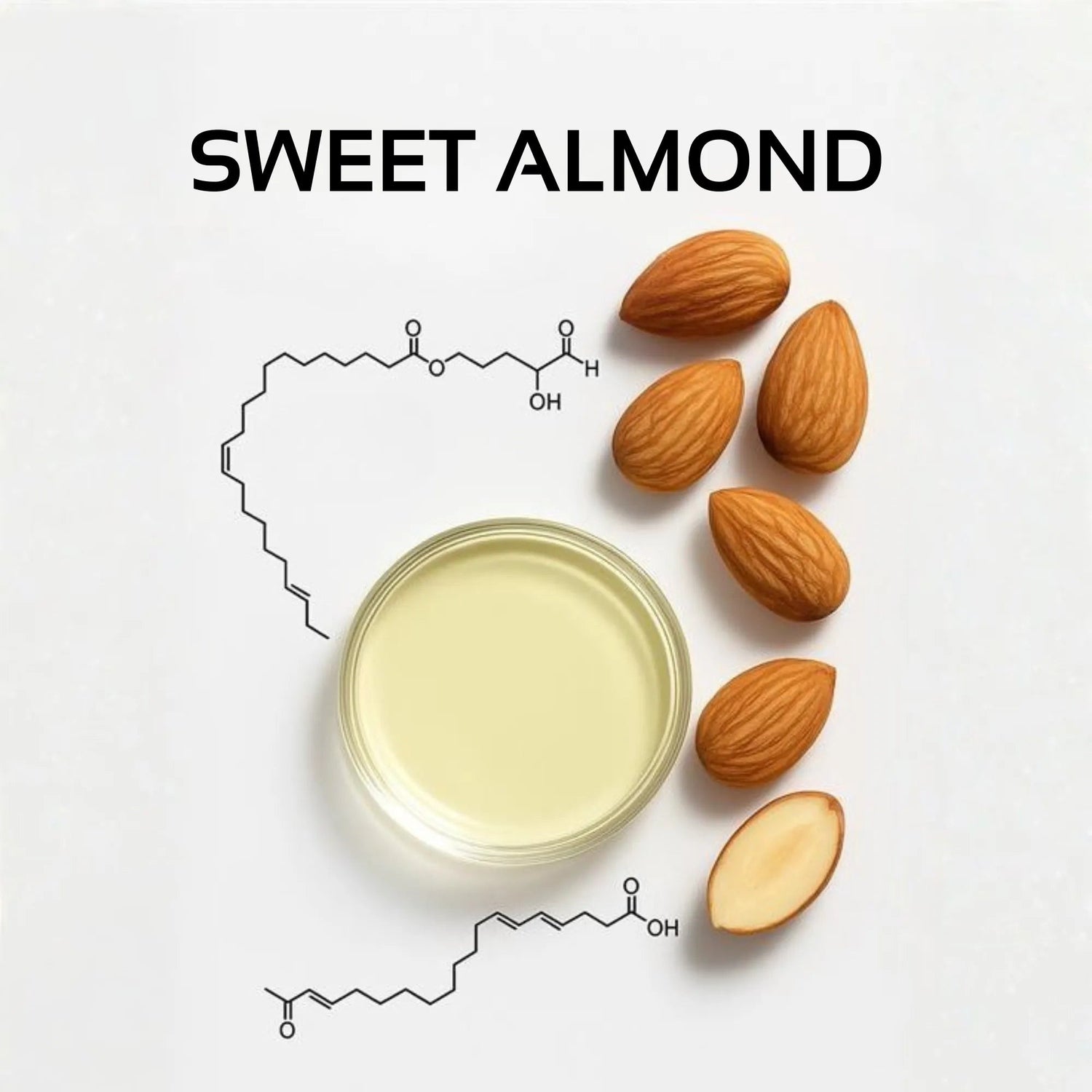 Sweet Almond Oil: The Biocompatible Emollient for Barrier Stability and Scalp Softness